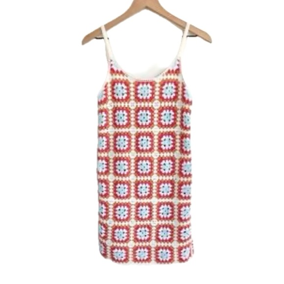 Willow and Wind Crochet Mini Dress - Picture 1 of 9